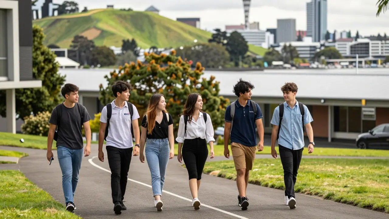 Sinh viên điều dưỡng thực hành trong phòng mô phỏng tại trường đại học ở New Zealand