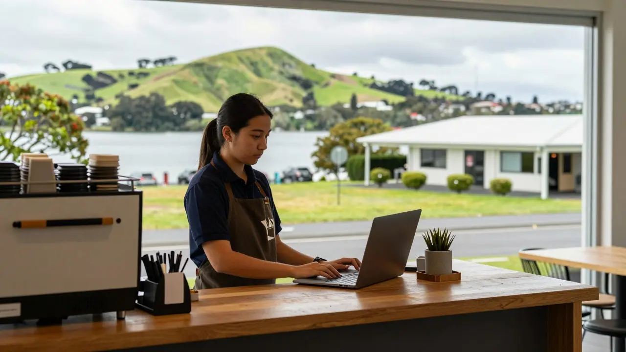 Sinh viên quốc tế làm thêm tại quán cà phê ở New Zealand